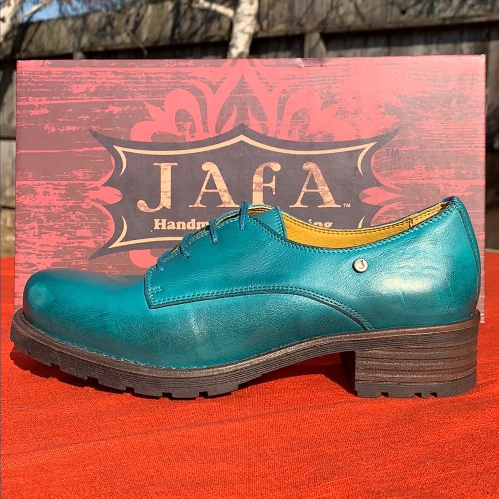 COPY - Jafa 5075 Teal Loafers Size 38